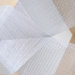 Feather Series 2 (detail), 2012, Maryrose Watson, cotton and viscose on European oak, 50cm x 50cm x 12cm